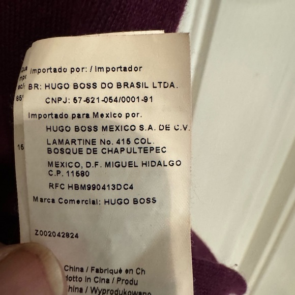 Stunning Hugo Boss burgandy silk and wool sweater in great condition size L - Picture 4 of 5